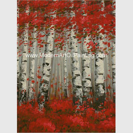 近代美術の油絵のBrichの手塗りの森林、抽象的な風景画
