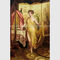 古典的な裸の女性の油絵の再生の手塗りの人々の油絵