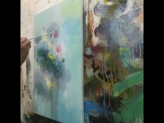 田舎のゴッホ油絵ひまわり 20 x 24 インチ