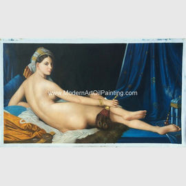 キャンバスの人々の油絵、麻布の裸の女性の油絵の再生