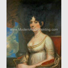 Noblewomanの油絵の再生のキャンバスで手塗り古典的な肖像画の芸術
