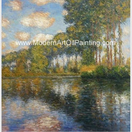 Franmedクロード・モネの川の絵画、性質の風景画のキャンバス