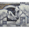 100%のハンドメイド動物の絵画部屋の入口のための家の装飾のキャンバスの芸術を塗っている現代横のキャンバスの馬