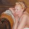 従来の裸の女性の肖像画/キャンバスの芸術の肖像画のブラシのStrokersの写真のモンタージュ