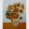 ウィーンの金ぱくが付いている田舎フィンセント・ファン・ゴッホの油絵のヒマワリ20のx 24インチ