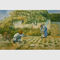 ポストの印象主義のフィンセント・ファン・ゴッホの油絵はキャンバスで複製される娘の父となる