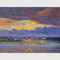 印象主義のクロード・モネの油絵の再生の日の出の海景の油絵