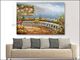海岸線の壁の装飾のための内陸の油絵のイタリアの景色の油絵