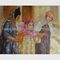 キャンバスで塗っているハンドメイドのアラビアの女の子の油絵の再生の歴史的人々
